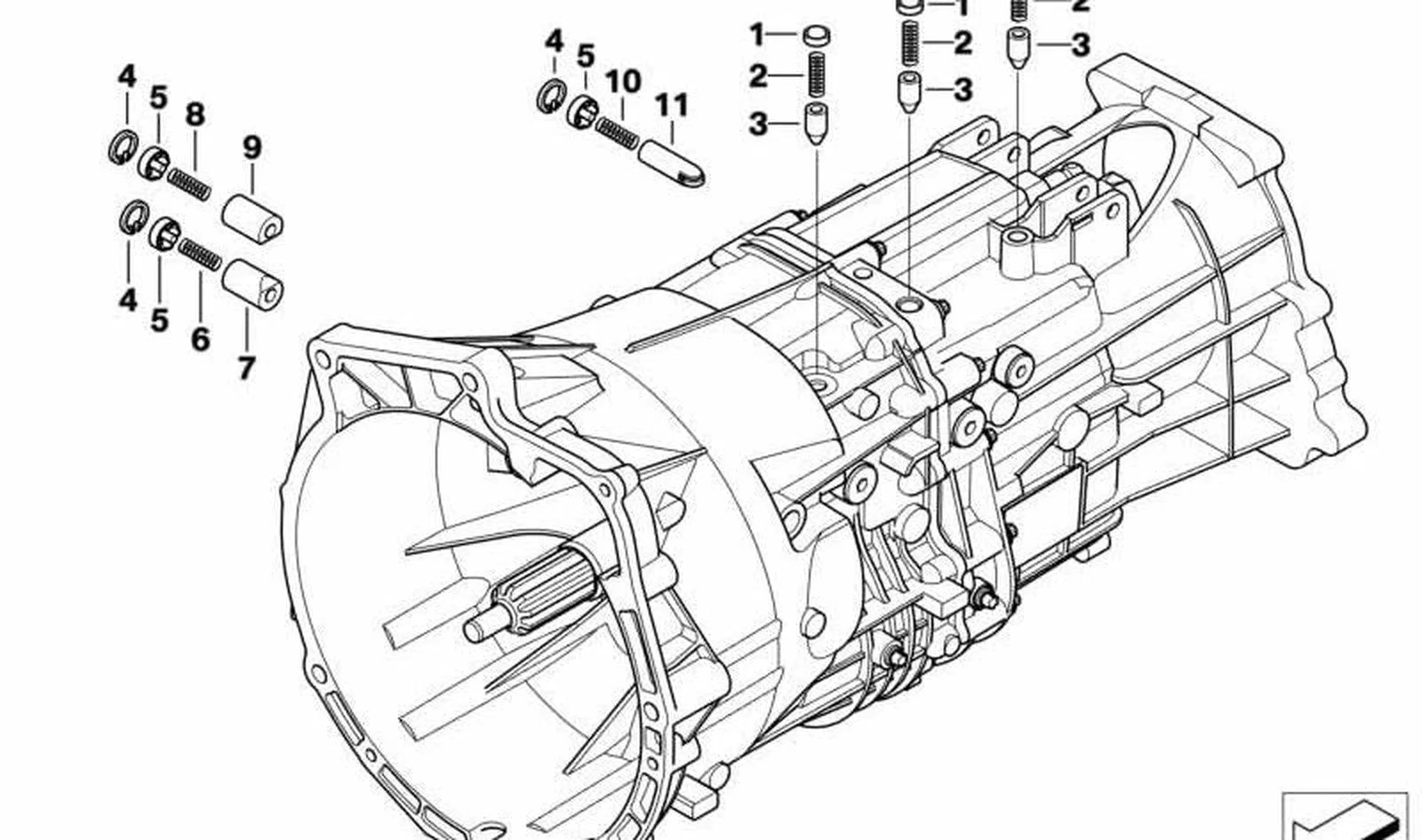 BMW E32 E34 E36 E38… Kilitleme Pimi 23311224823