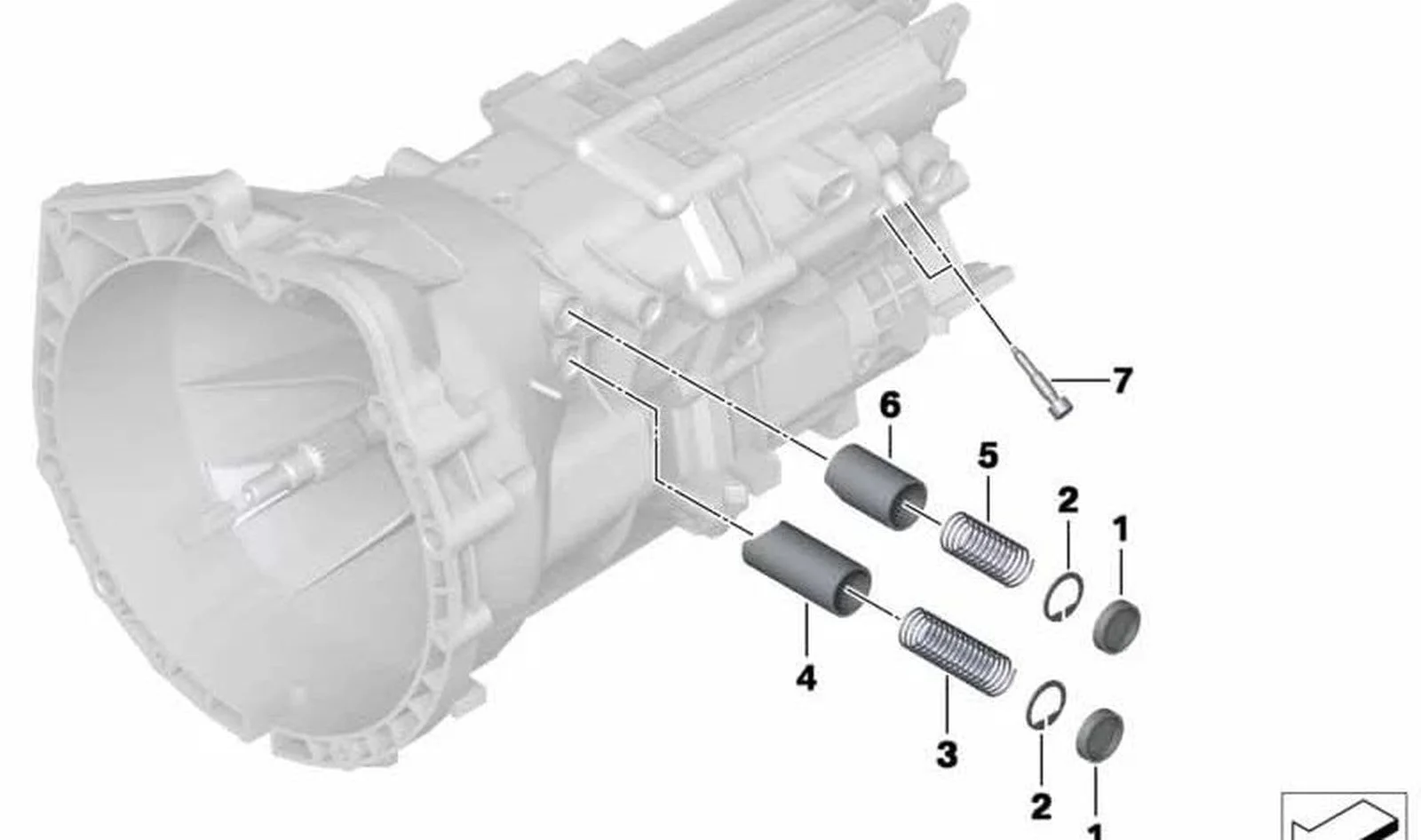 BMW E60 E81 E84 E87… 5-6 Vites Kilitleme Pimi 23317616460