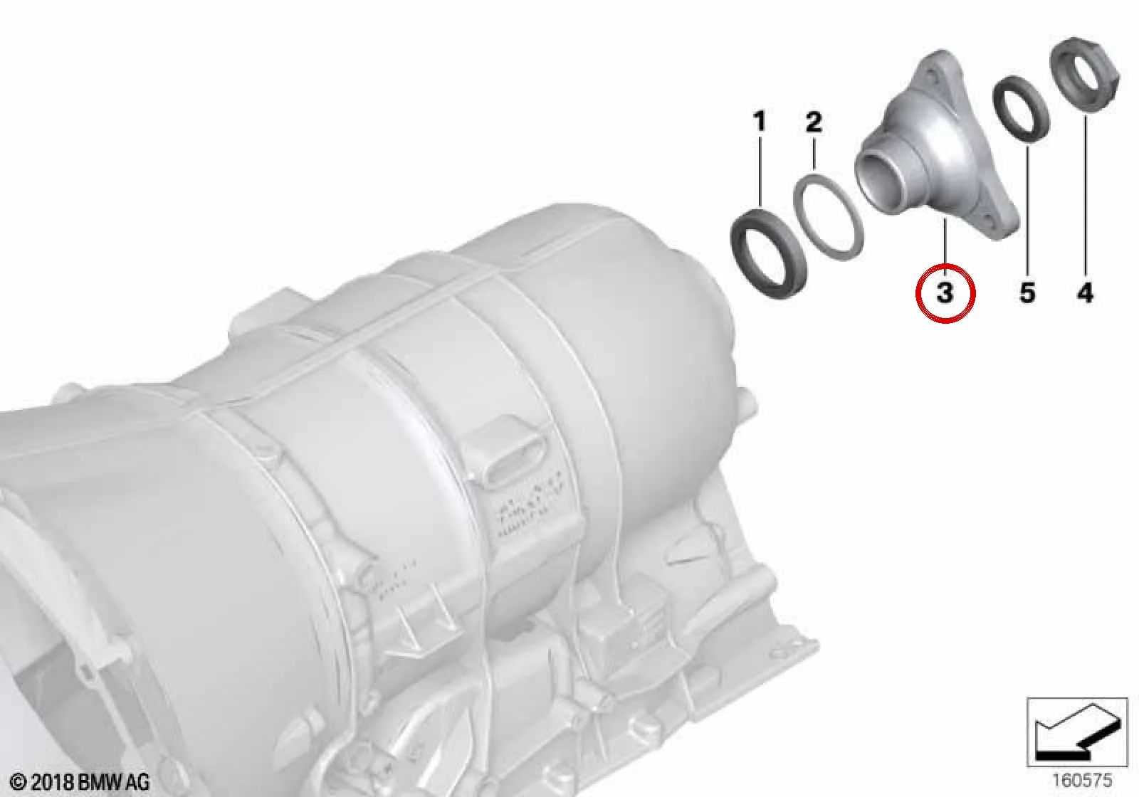BMW E60 E61 E63 E64… Şanzıman Çıkış Flanşı 24007588768