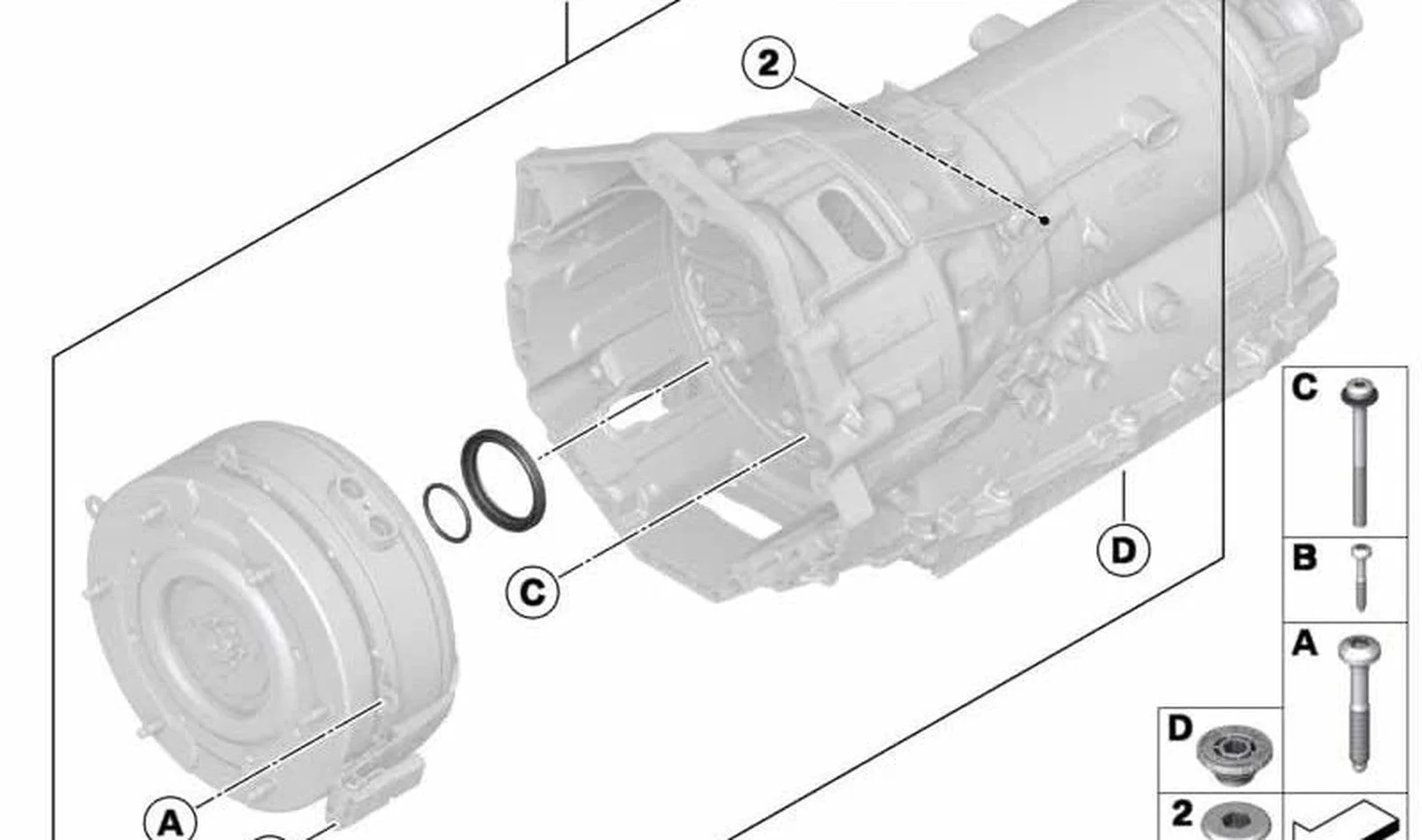 BMW F01 F02 F10 F30 Çan Muhafazası Conta Takımı 24277631737