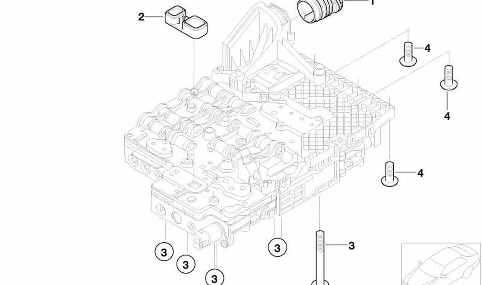 BMW E38 E39 E46 E53… İç Torx Cıvata M6x59 24347509514