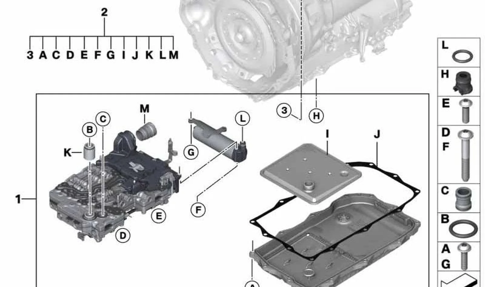 BMW F90 F91 F92 F93… Mekatronik Ünite Conta Seti 24348099569