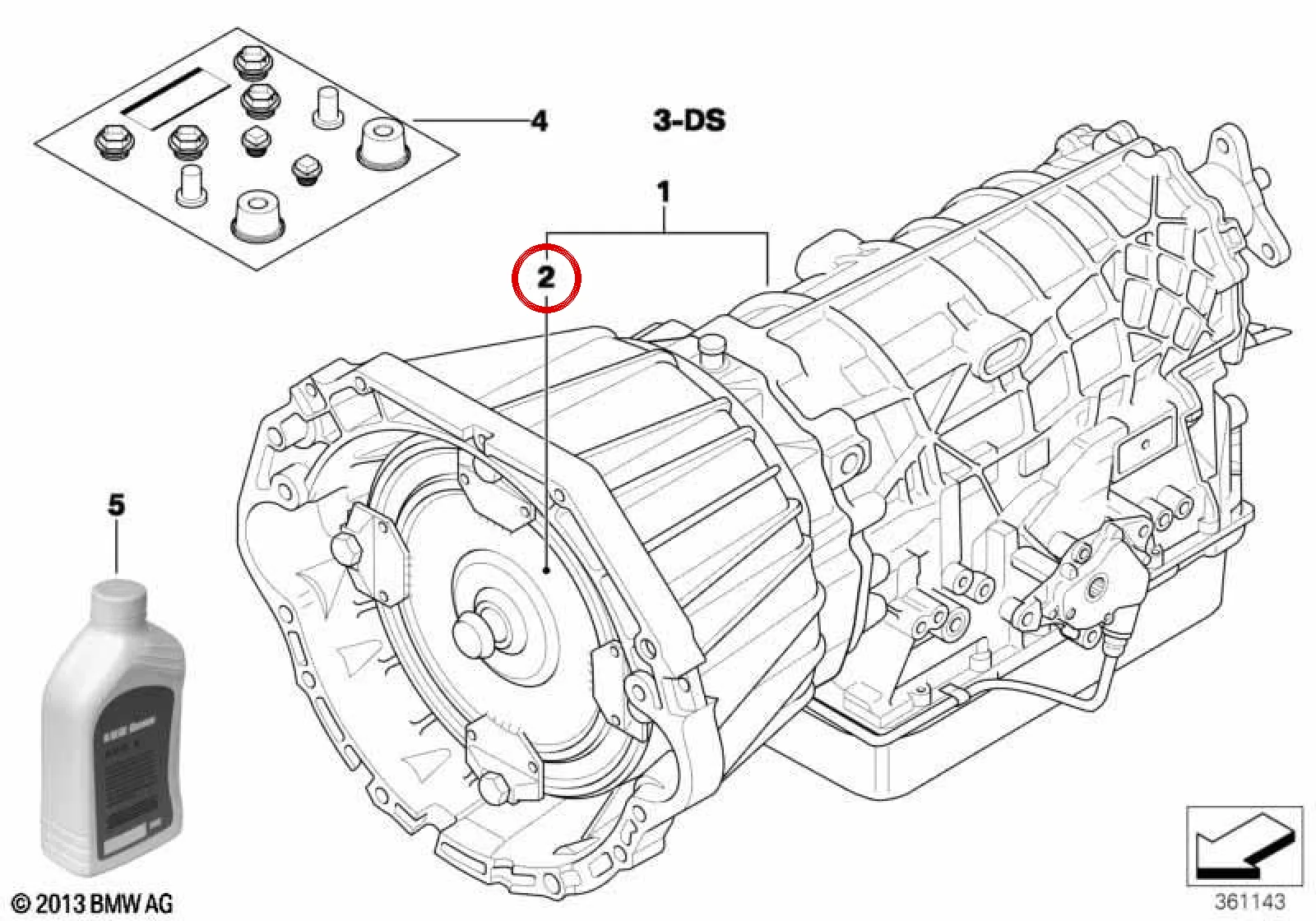 BMW E38 E39 Otomatik Şanzıman Tork Konvertörü 24401422202