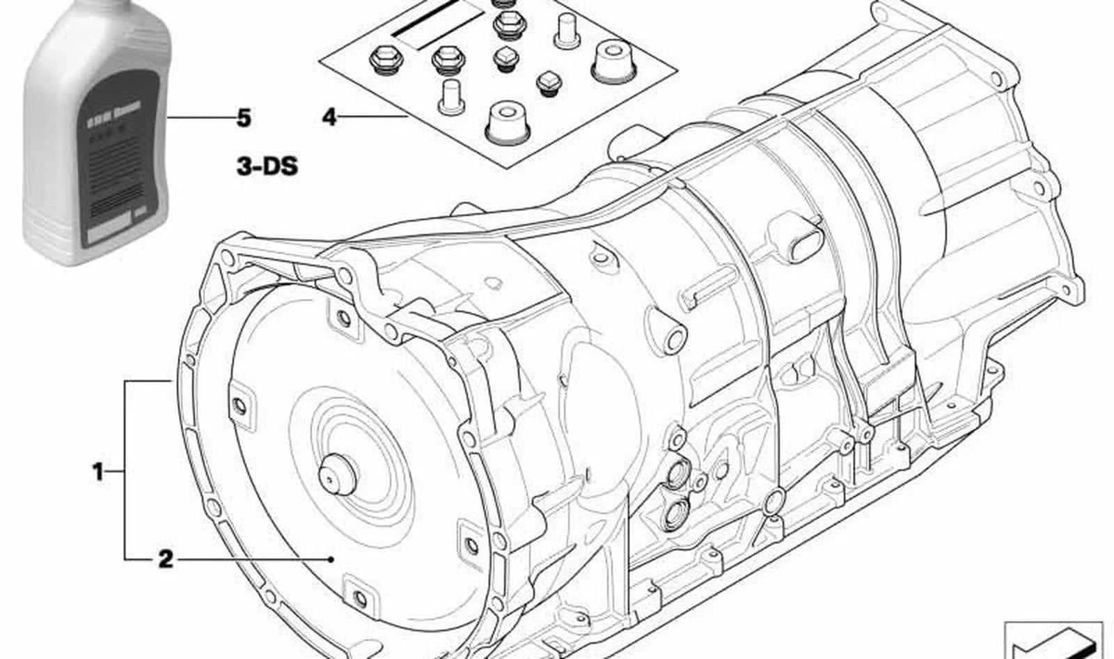 BMW 3 Serisi E90 E91 Tork Konvertörü 24407557757