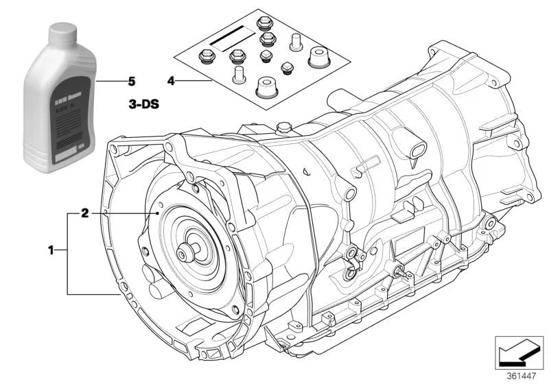 BMW E60 E61 E63 E64… Tork Konvertörü 24407588739