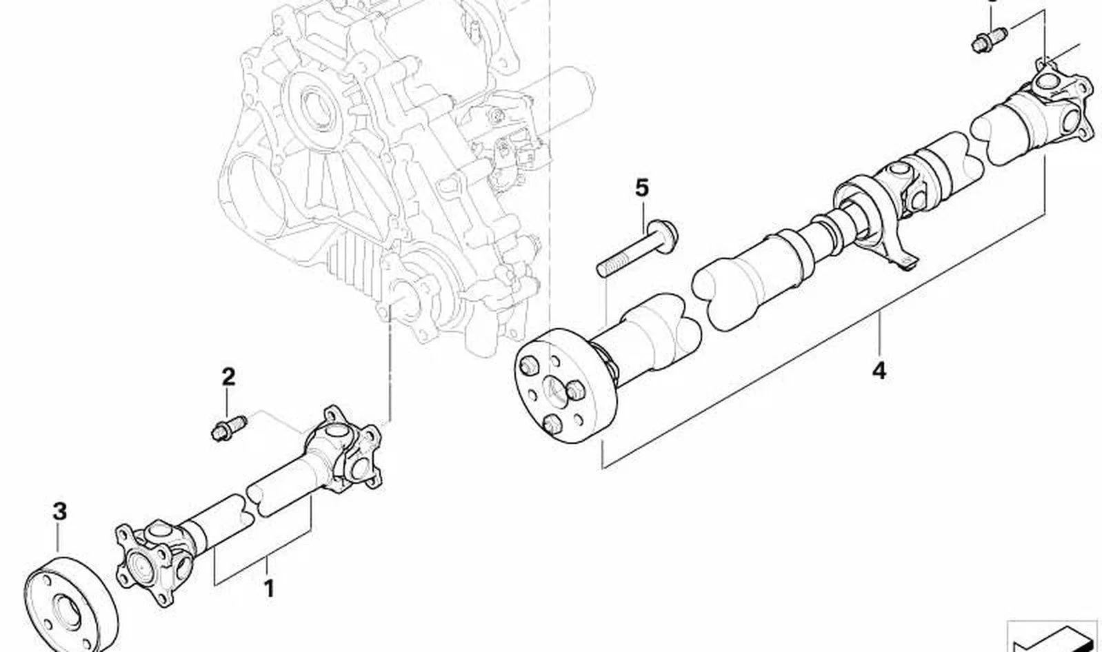 BMW X3 E83 Arka Kardan Mili 1291 mm 26107579068