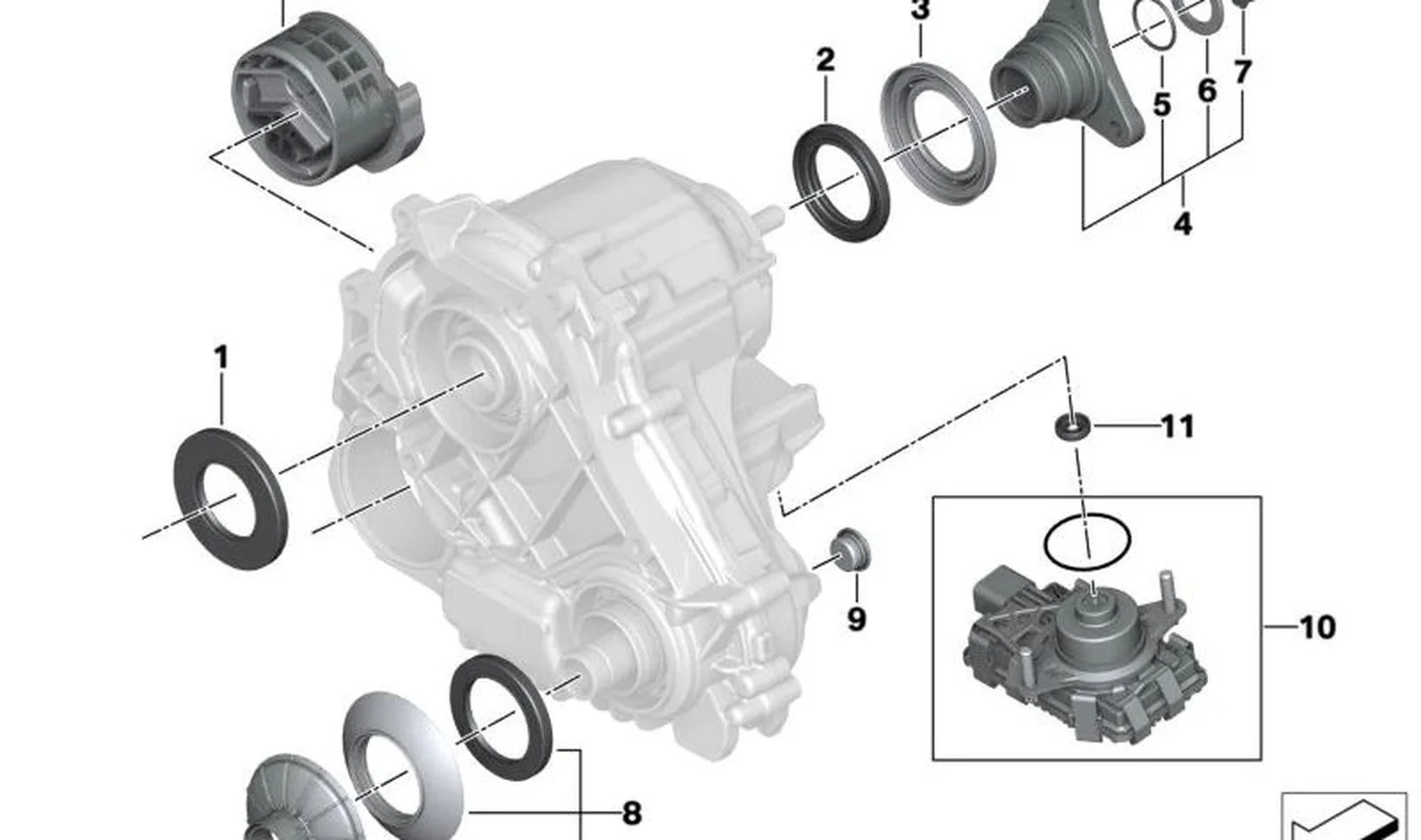 BMW E60 E61 E83 E84… Transfer Kutusu Emniyet Segmanı 27107539525