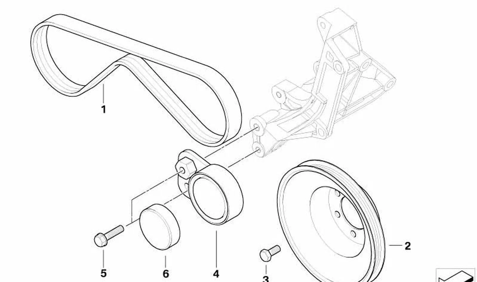 BMW 3 Serisi E36 318TDS Klima Kayışı 11282245850