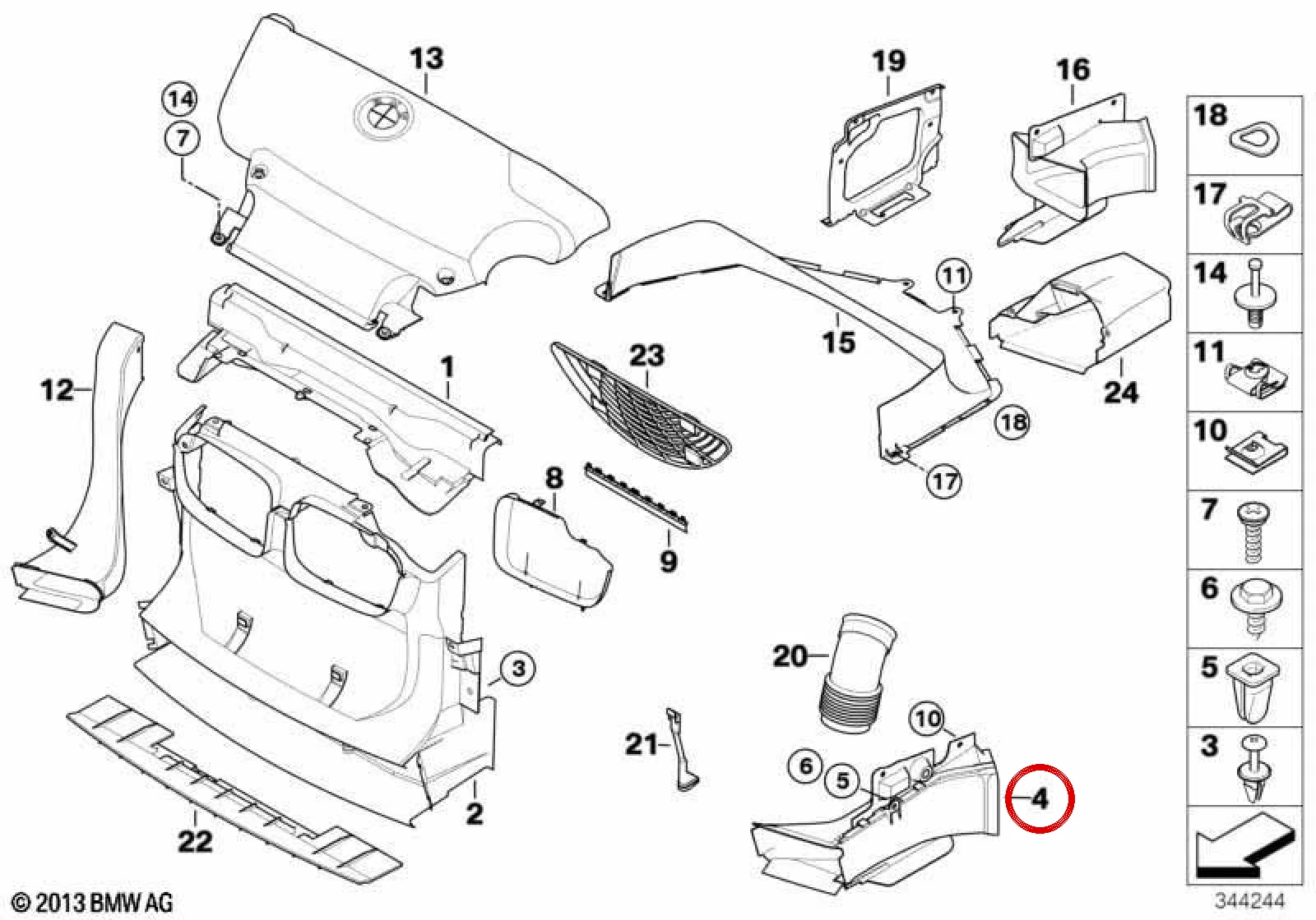 BMW 3 Serisi E46 2 Fren Hava Borusu Sağ 51717893130