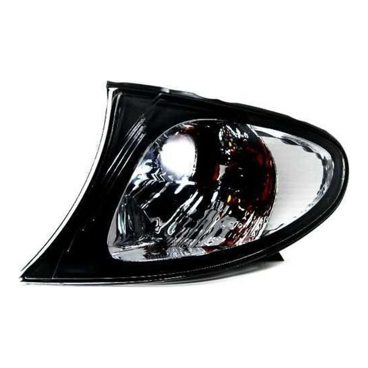 BMW 3 Serisi E46 4 Ön Sinyal Beyaz -Siyah Çerçeve- Sol 63137165849