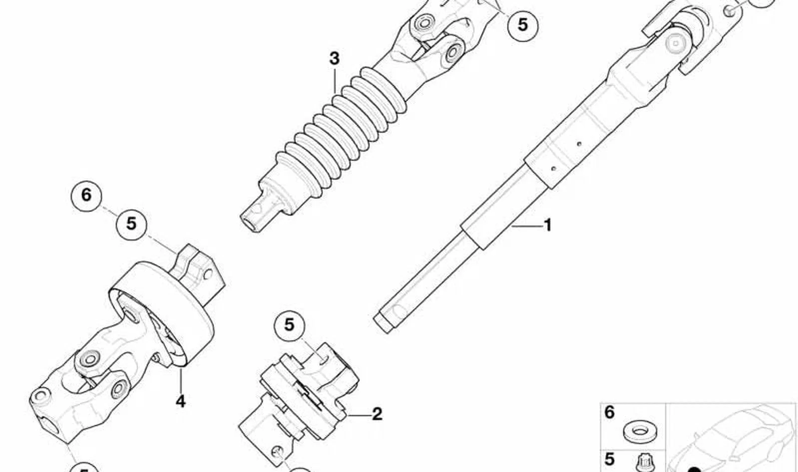 BMW 3 Serisi E46 Direksiyon Mafsalı Xi 32306754165