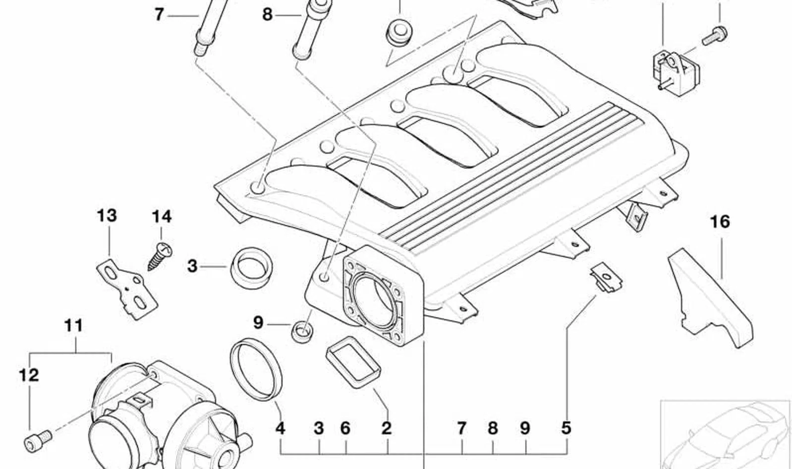 BMW 3 Serisi E46 M47 Emme Manıfoldu 11612246942