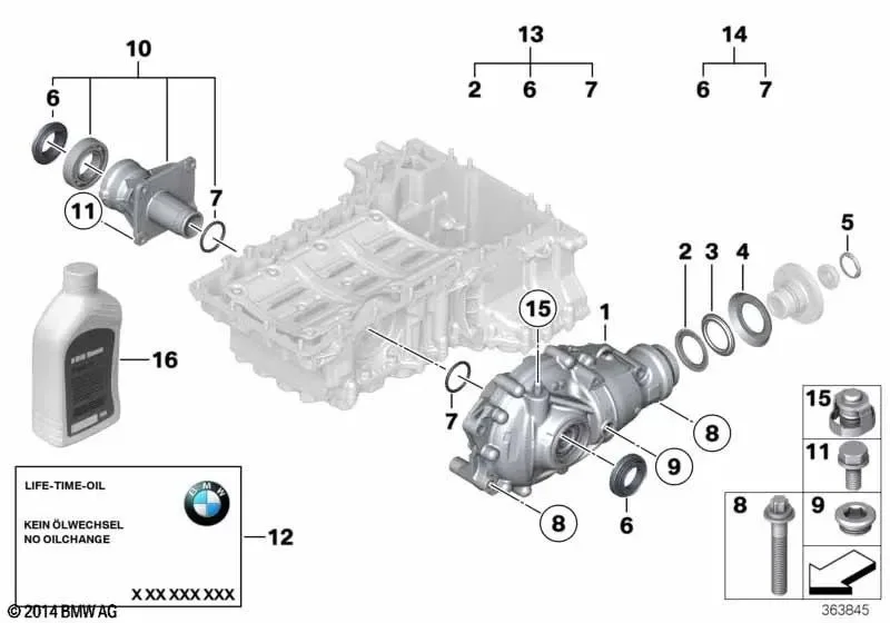 BMW 3 Serisi E90 335 Yatak Mesnedi 31508699443