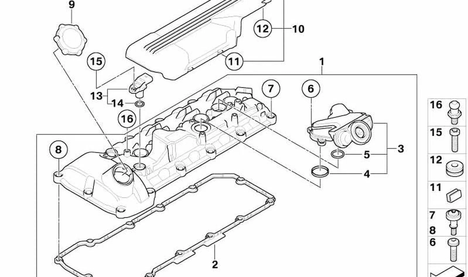 BMW 3 Serisi E90 E92 E93 S63 M3 Eksantrik Sensörü 13627837904