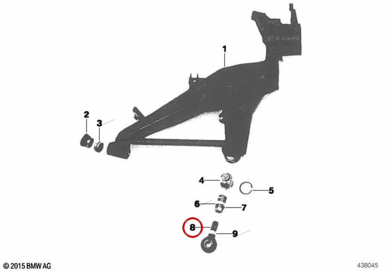 BMW E32 E34 Ön Süspansiyon Rotil Başı 31112220762
