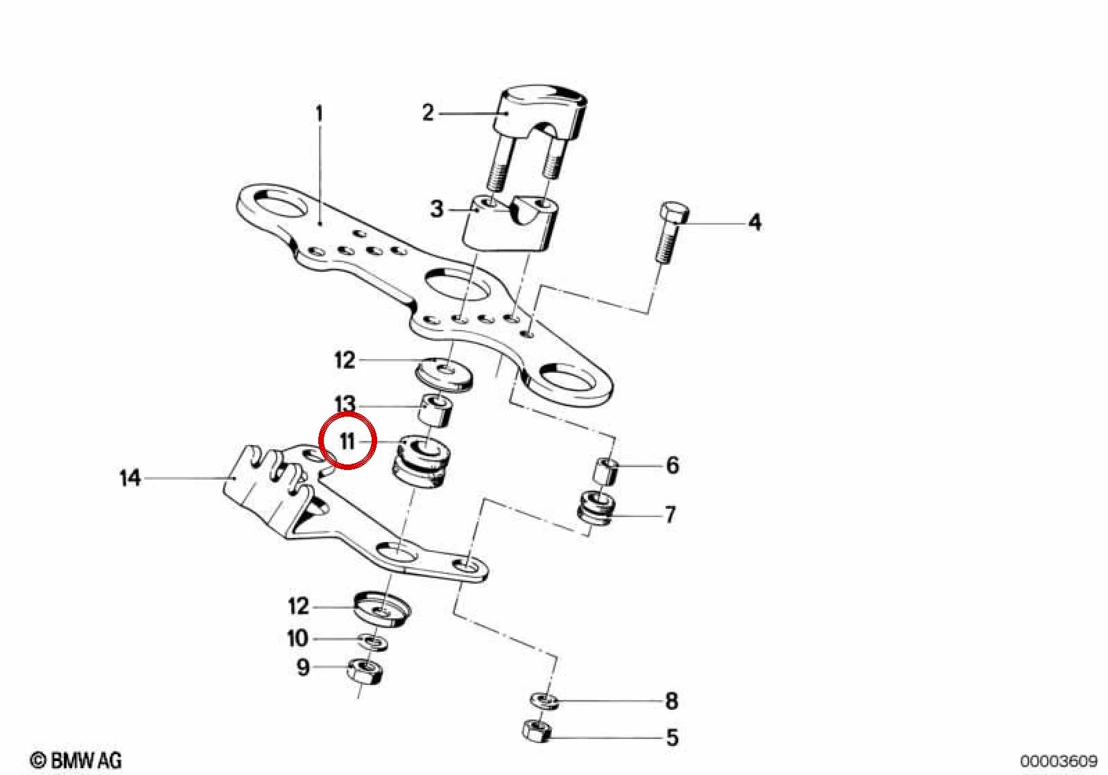 BMW 3 Serisi E30 E36 E46 Kauçuk Geçiş Lastiği 31421235620