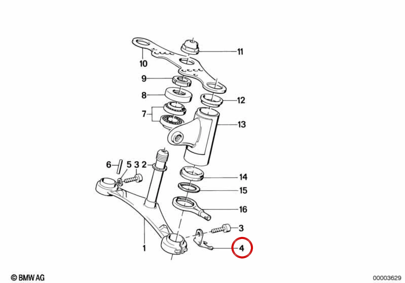 BMW E32 E34 Hortum Tutucu Braketi 31421454580