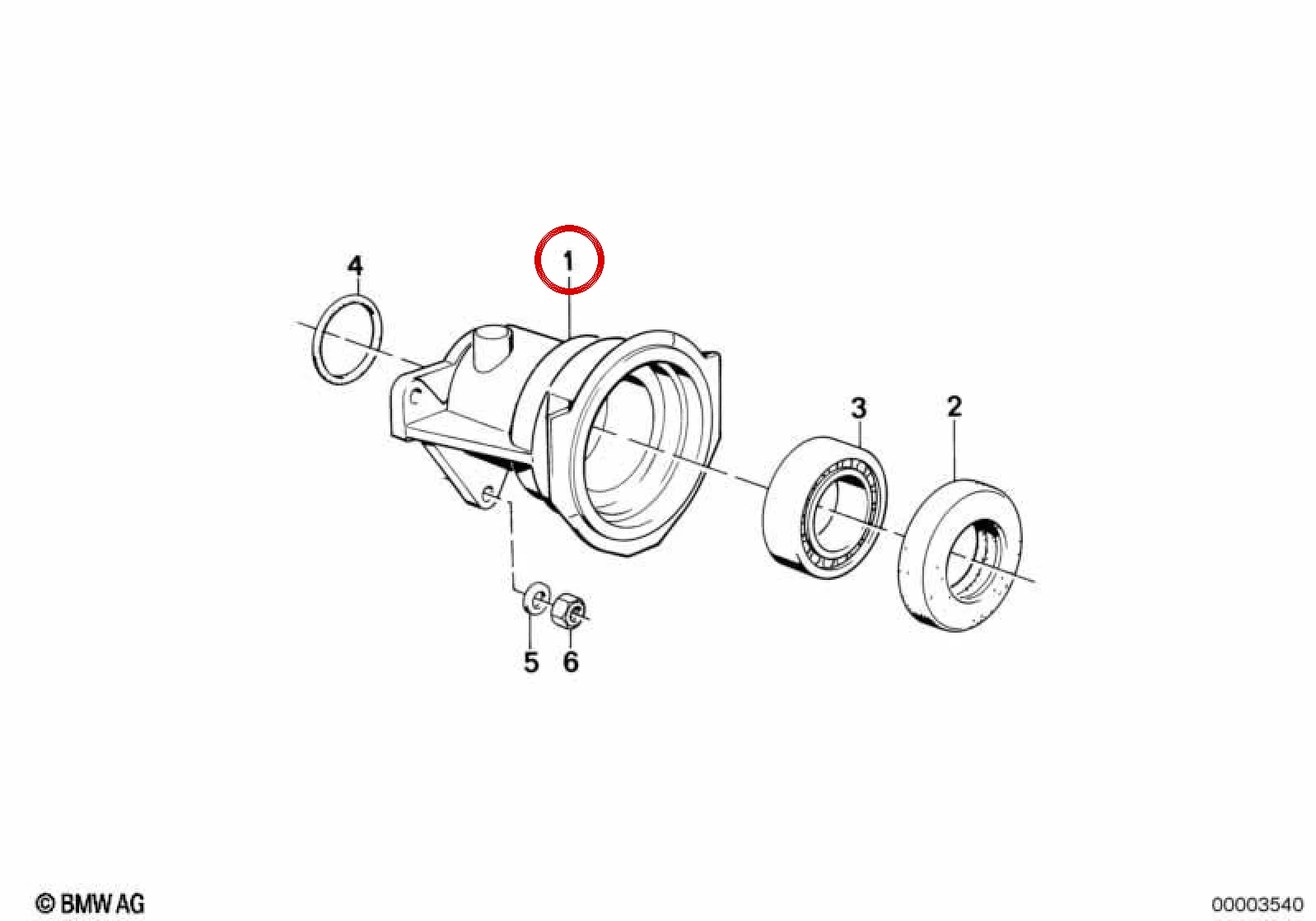 BMW 3 Serisi E30 Diferansiyel Taşıyıcı Braketi 31531211281