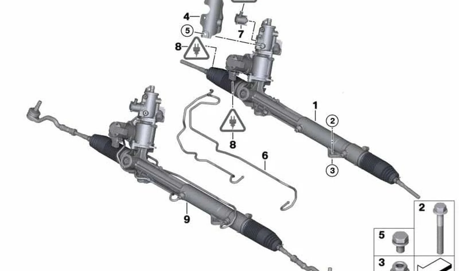 BMW E60 E61 E63 E64… Servotronic Dönüştürücü 32106788658