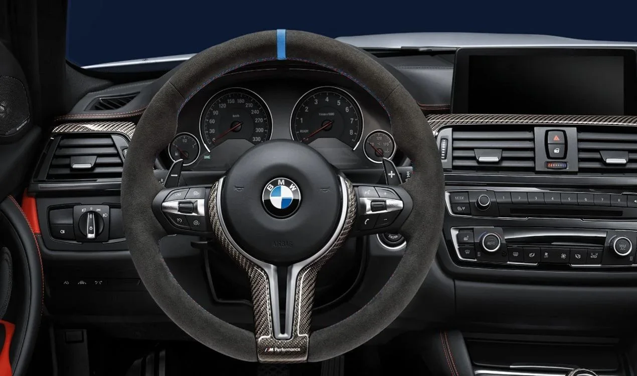 BMW 4 Serisi F83 Alcantara Direksiyon Simidi 32302344147