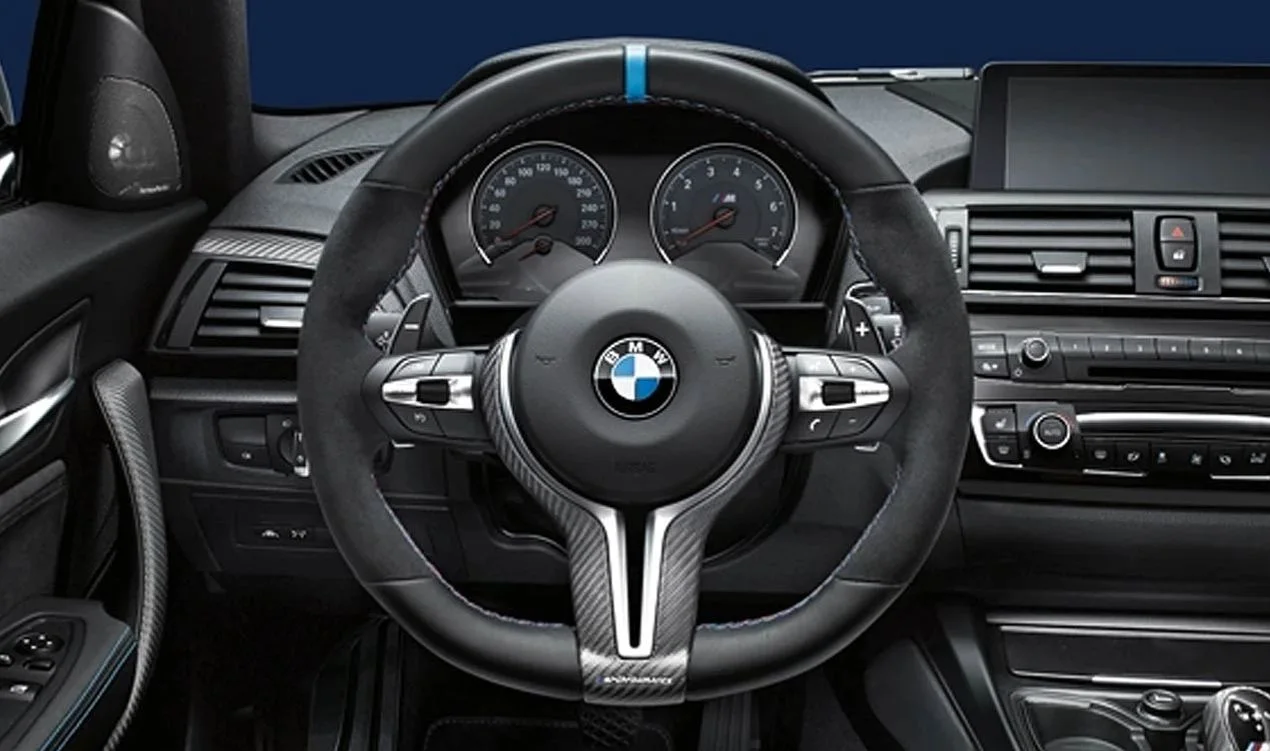 BMW 4 Serisi F83 Başparmak Destekli Alcantara Direksiyon 32302413014