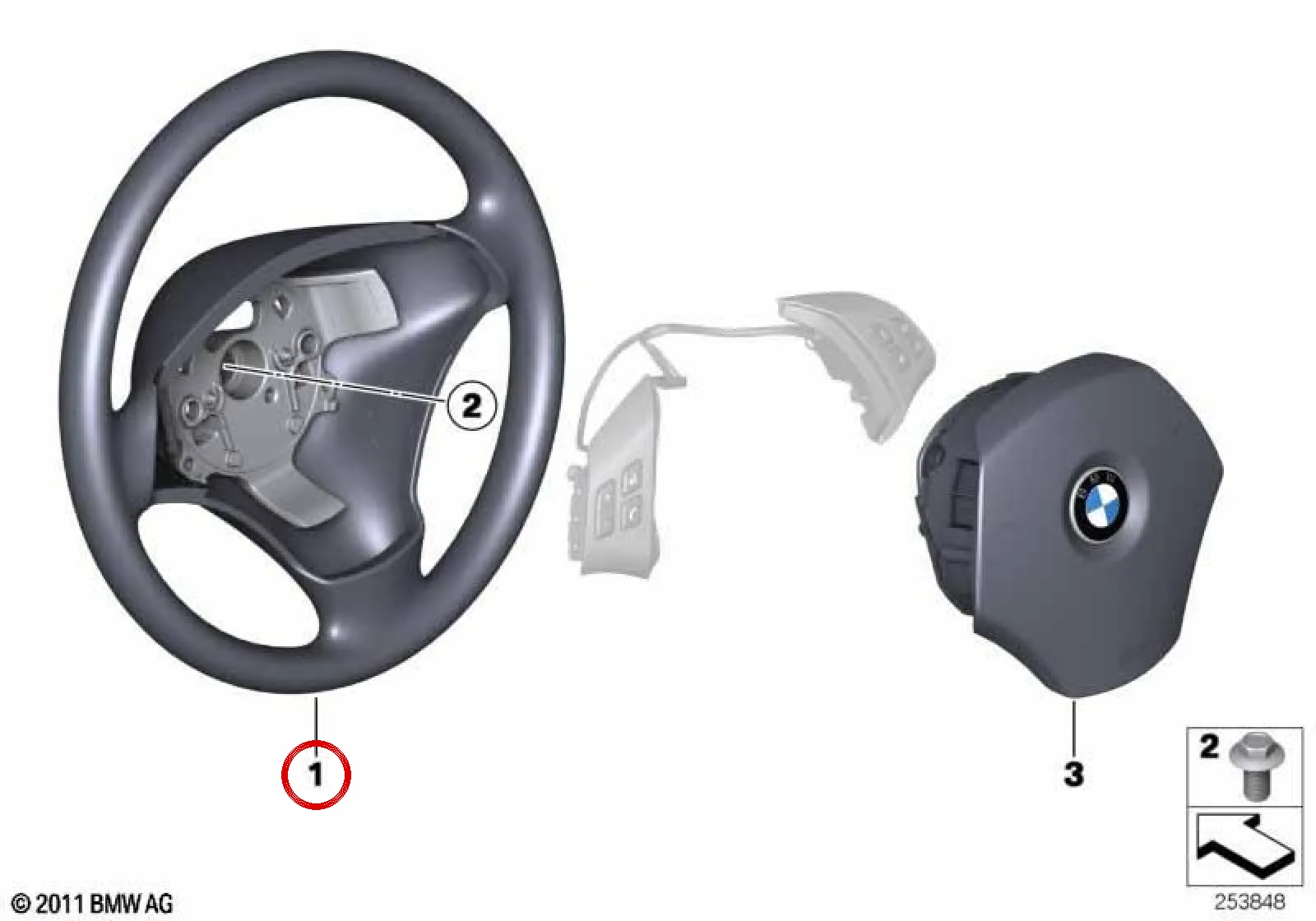 BMW E84 E90 E91 Deri Kaplı Direksiyon Simidi 32306795569