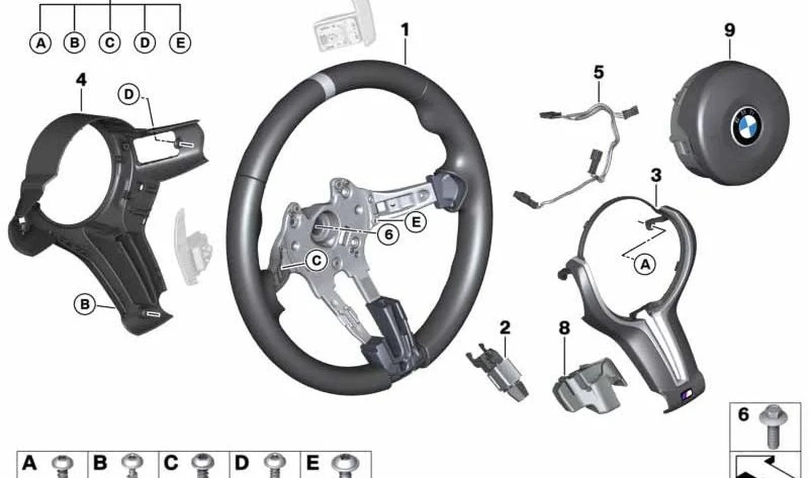 BMW F06 F10 F12 F13… Direksiyon Ses Yalıtım Köpüğü 32307850622