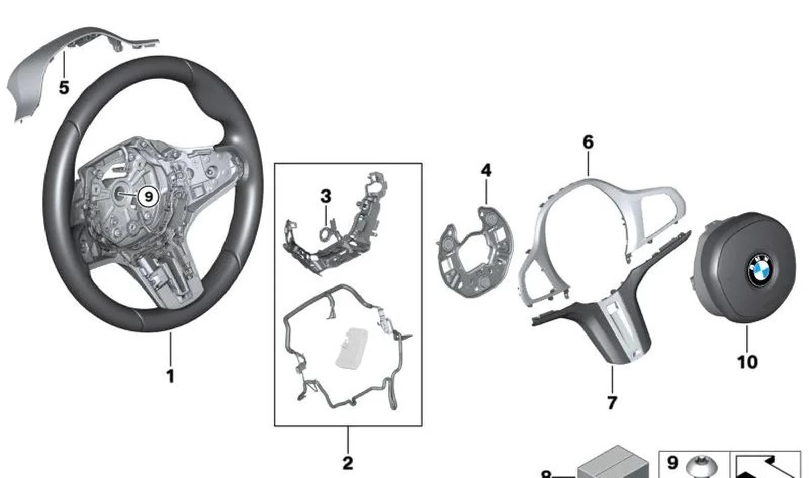 BMW E81 E82 E87 E88… Direksiyon Bağlantı Kablosu 32309503655
