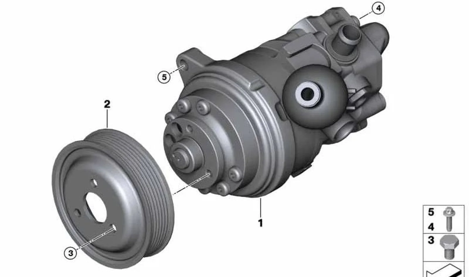 BMW X5 E70 Tandem Hidrolik Pompa 32416783962