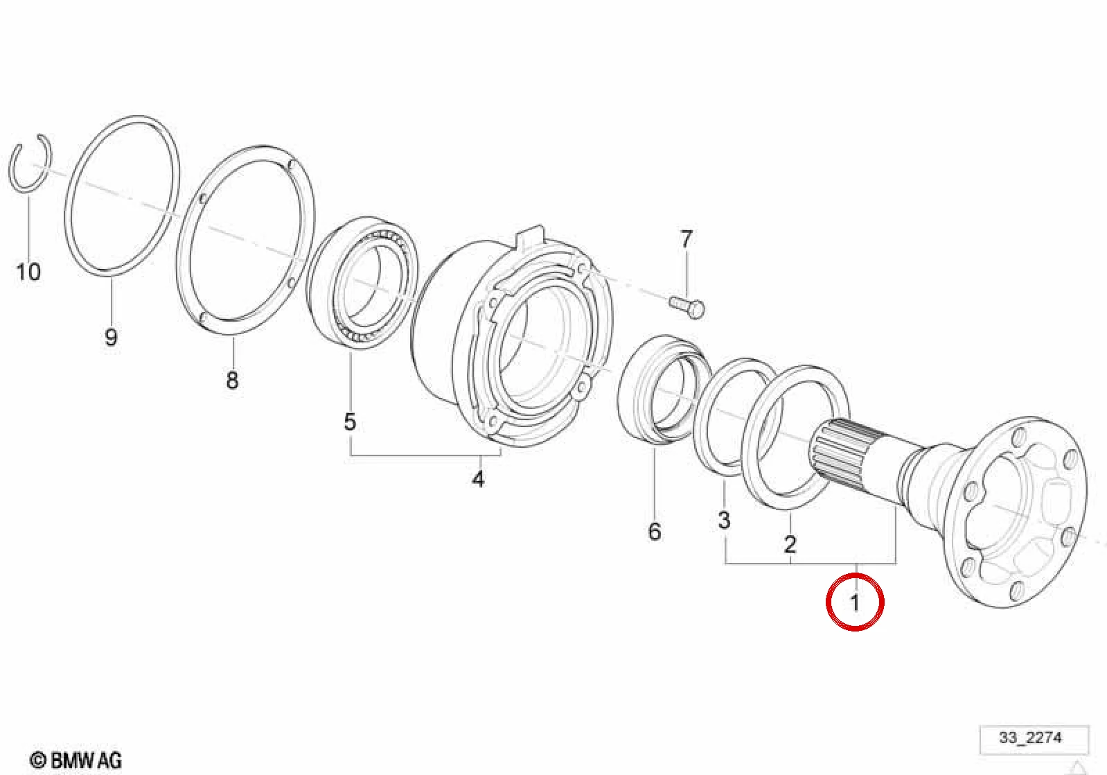 BMW 3 Serisi E36 Diferansiyel Çıkış Flanşı 80 mm 33131214077