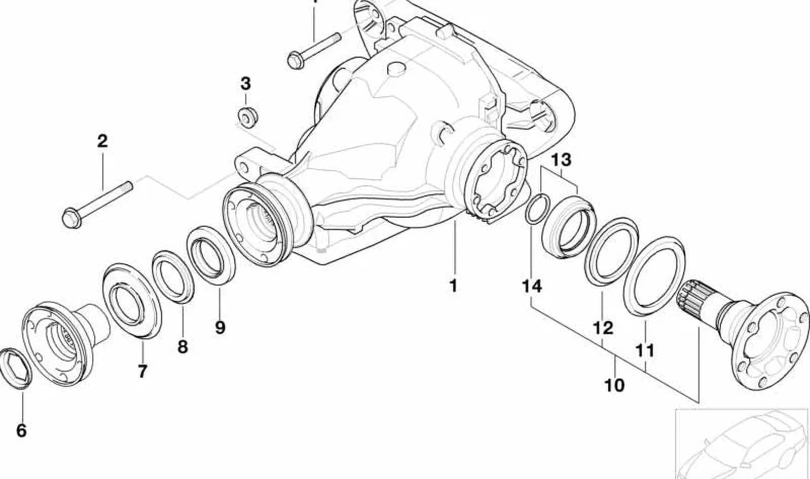 BMW E38 E39 E46 E53… Toz Koruma Plakası 80 mm 33131214445