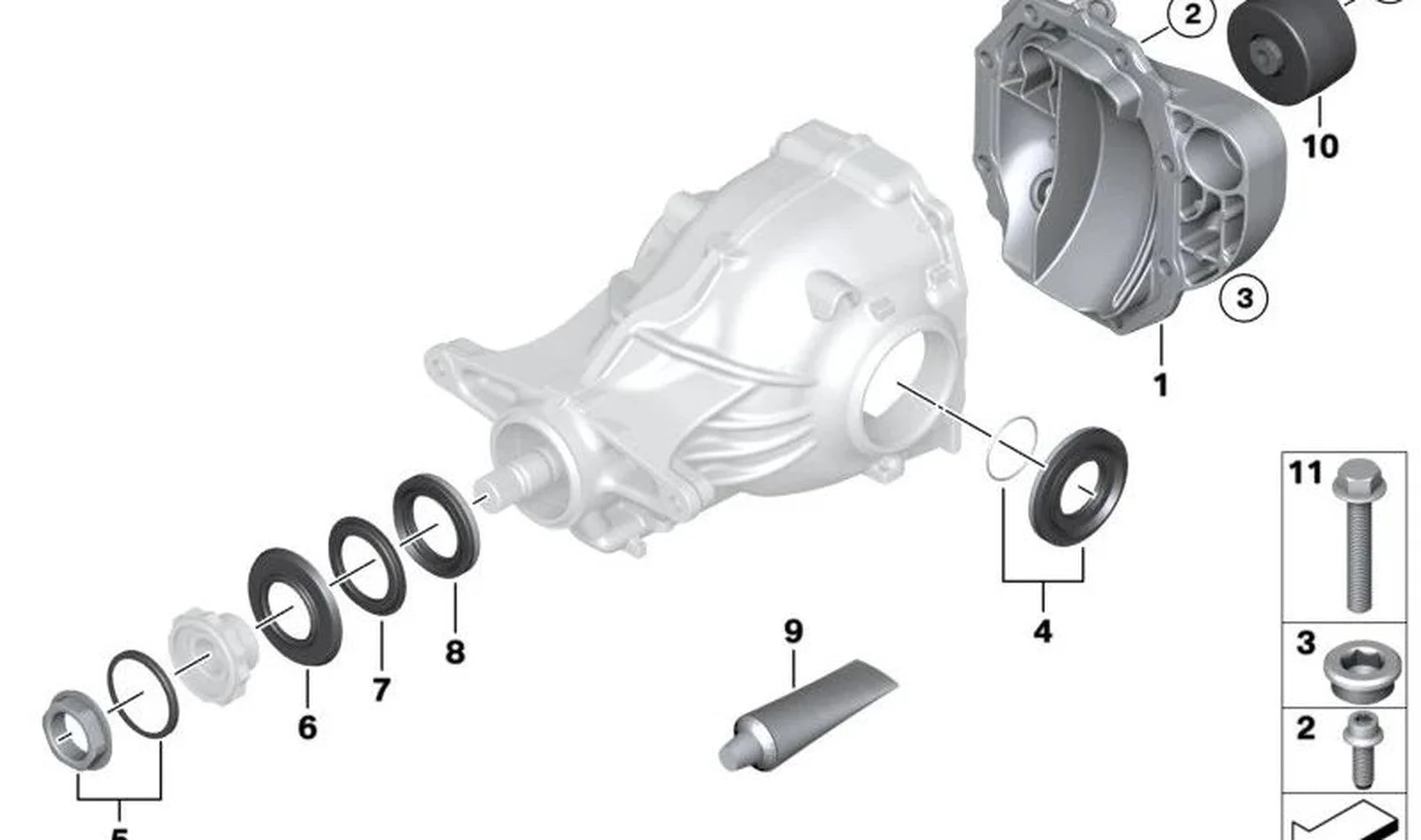 BMW E38 E39 E46 E53… Toz Koruma Plakası 54 mm 33131214446