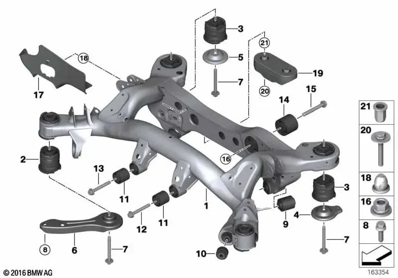 BMW E81 E82 E87 E88… Sağ Taş Koruma Plakası 33316775537