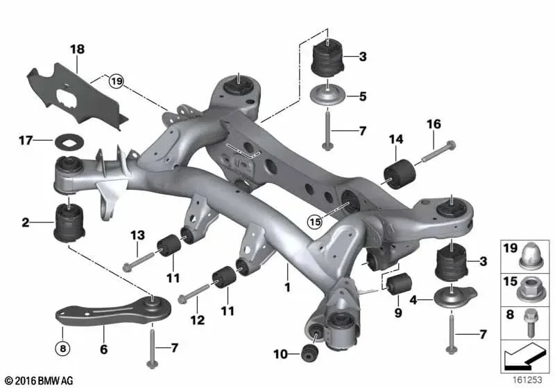 BMW E81 E82 E87 E88… Sol Taş Koruma Plakası 33316775538
