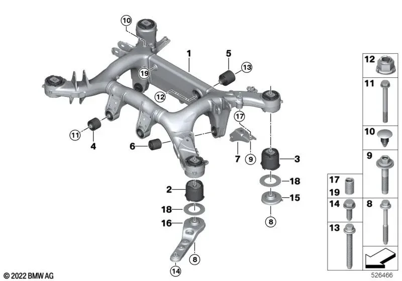 BMW F90 F91 Arka Lastik Takoz 33318091624