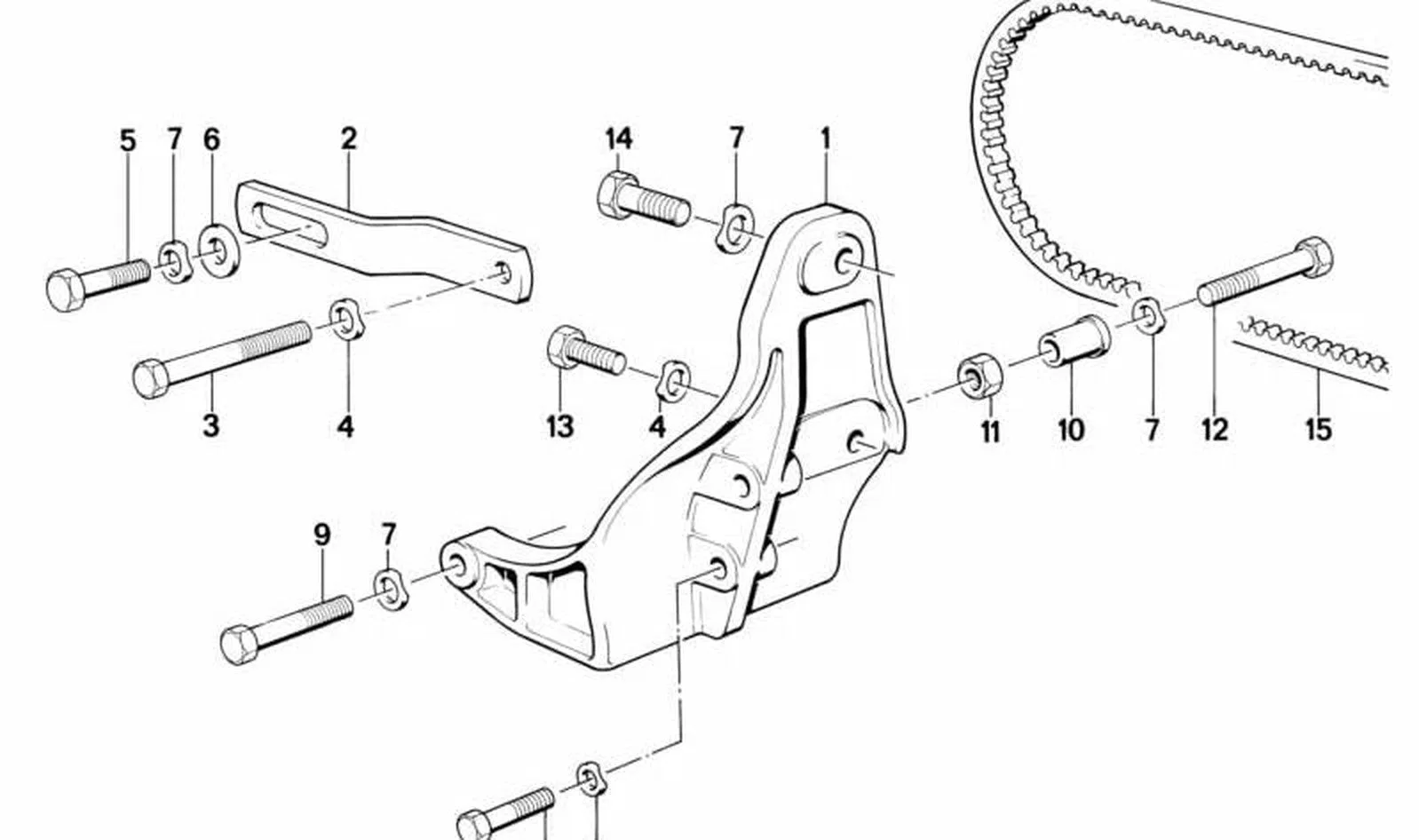 BMW E21 E24 E28 E60… Kendinden Kilitli Altıgen Somun 33326768900