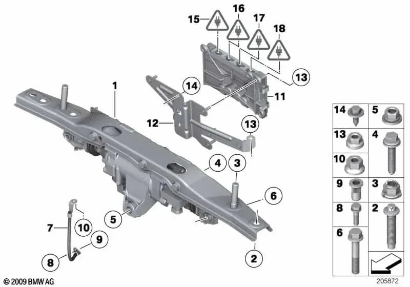 BMW F06 F07 F10 F11… Kontrol Ünitesi Taşıyıcısı 33346789227