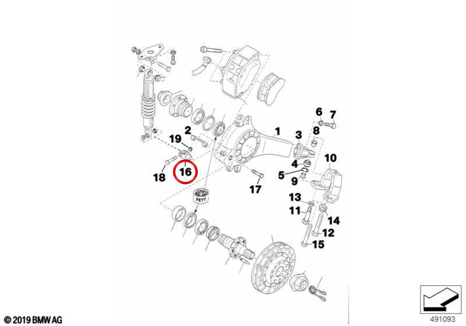 BMW 3 Serisi E36 Arka Amortisör Takozu 33522271764