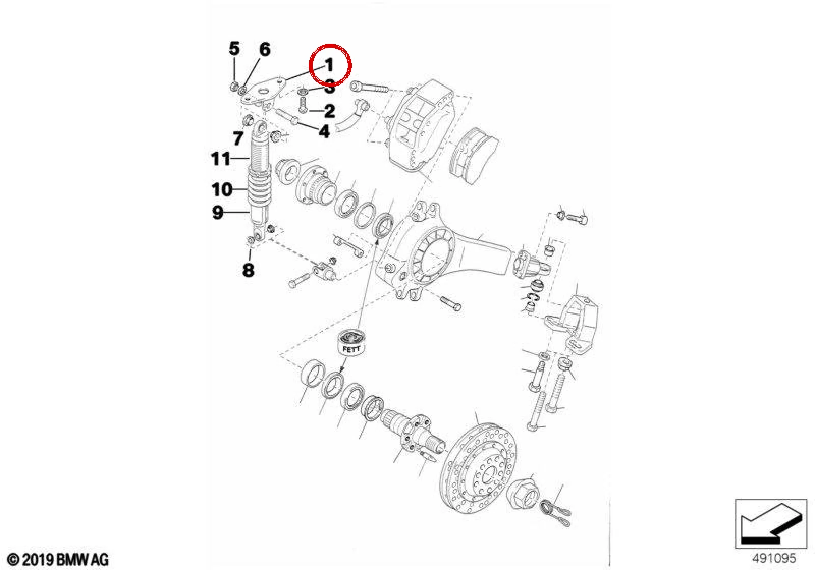 BMW E81 E82 E87 E88… Arka Amortisör Destek Yatağı 33522483653