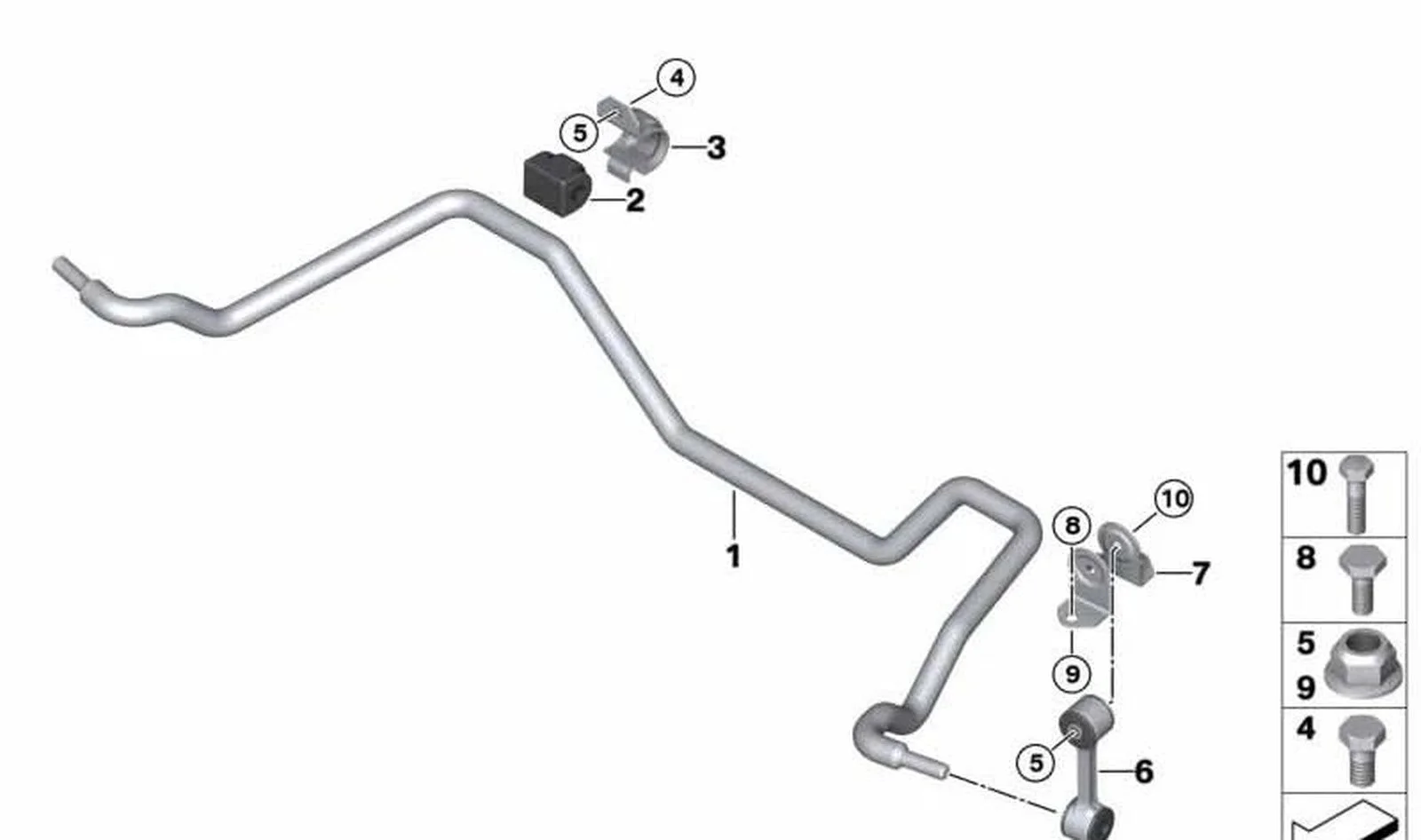 BMW E46 E85 E86 Arka Viraj Demiri 33551094545