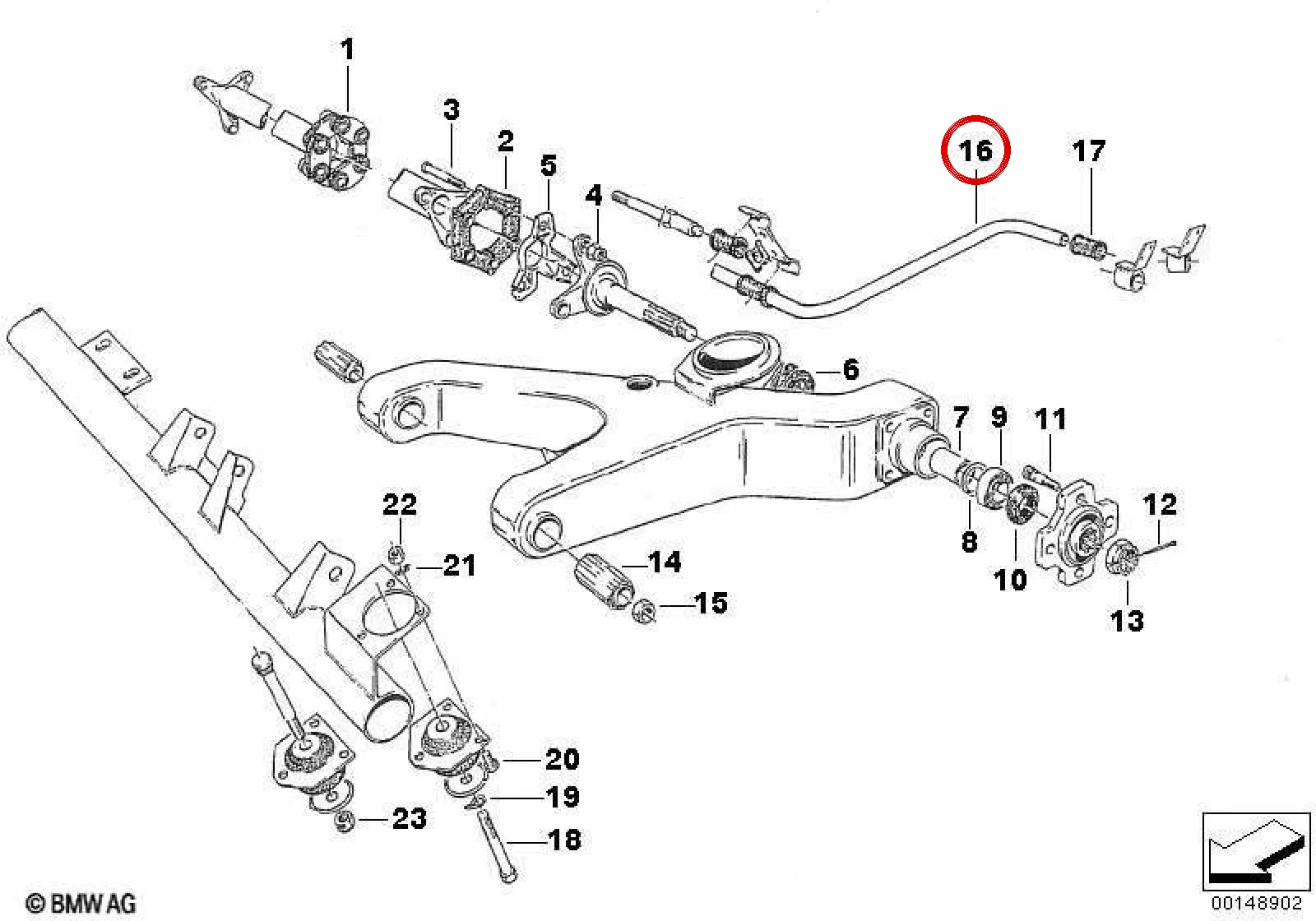 BMW E81 E87 E88 E90… Arka Viraj Demiri 33553055751
