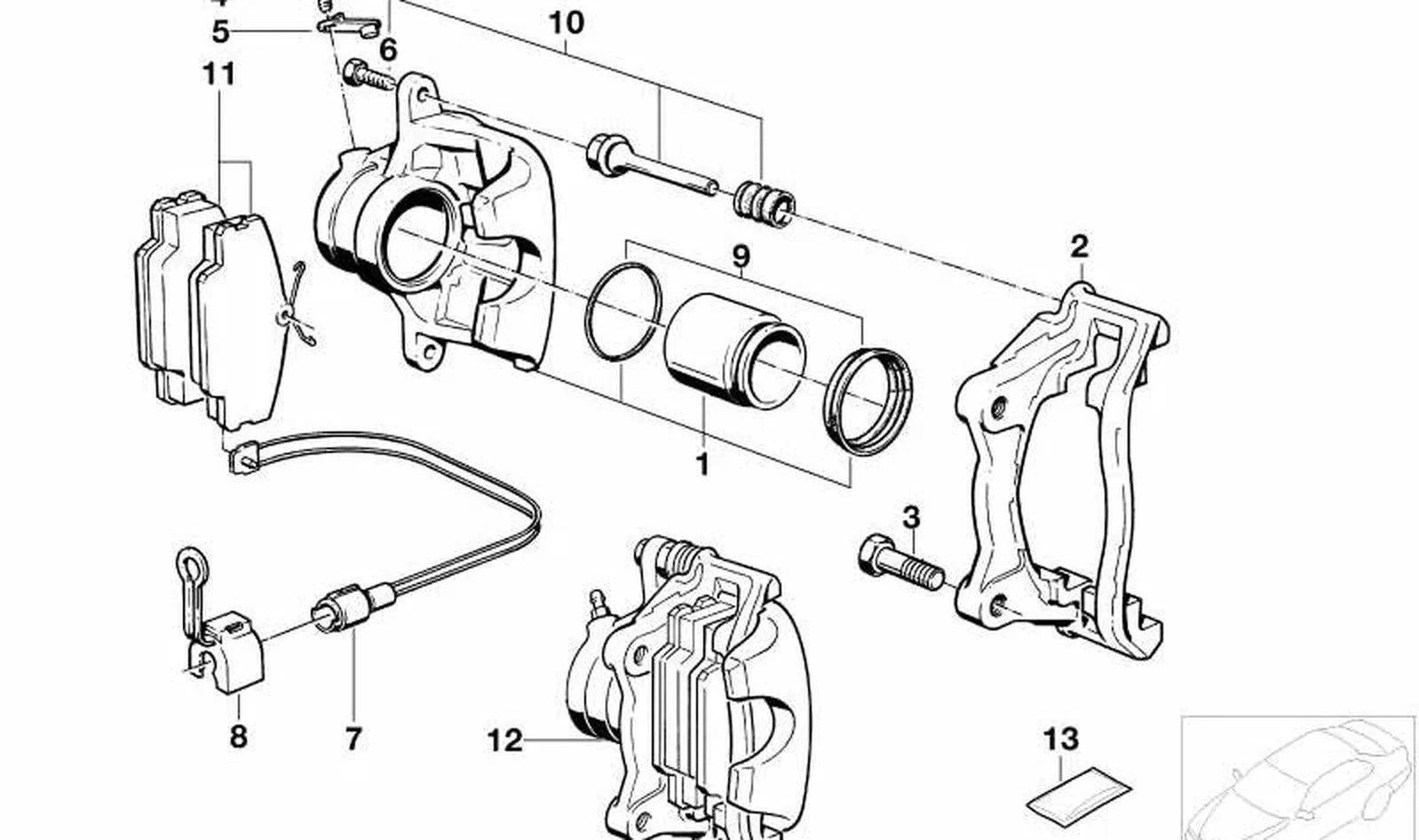 BMW 3 Serisi E21 E30 E36 Fren Hava Alma Valfi 34111121206