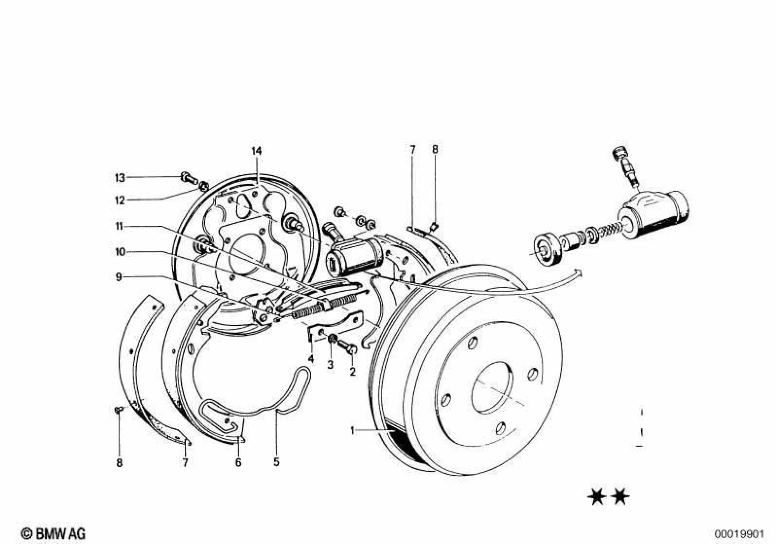 BMW 3 Serisi E21 Sağ Fren Taşıyıcısı 250 mm 34211117060