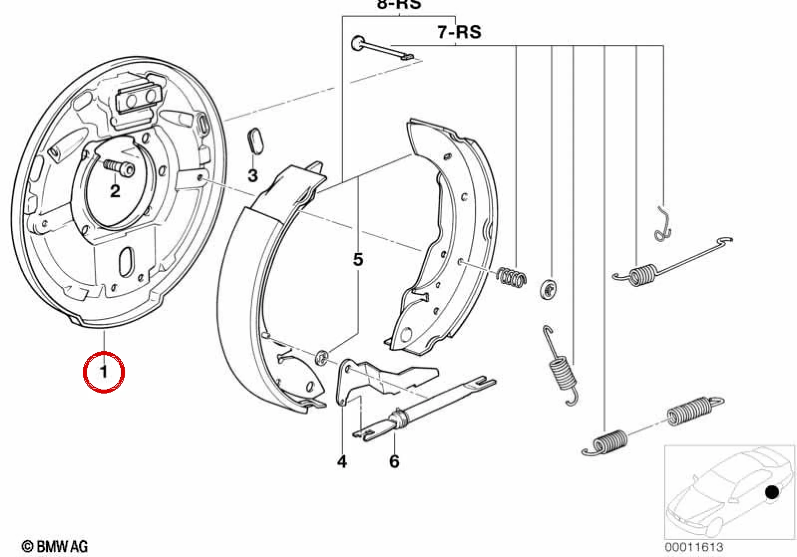 BMW 3 Serisi E36 Sağ Fren Kaliperi Bağlantı Braketi 34211160834