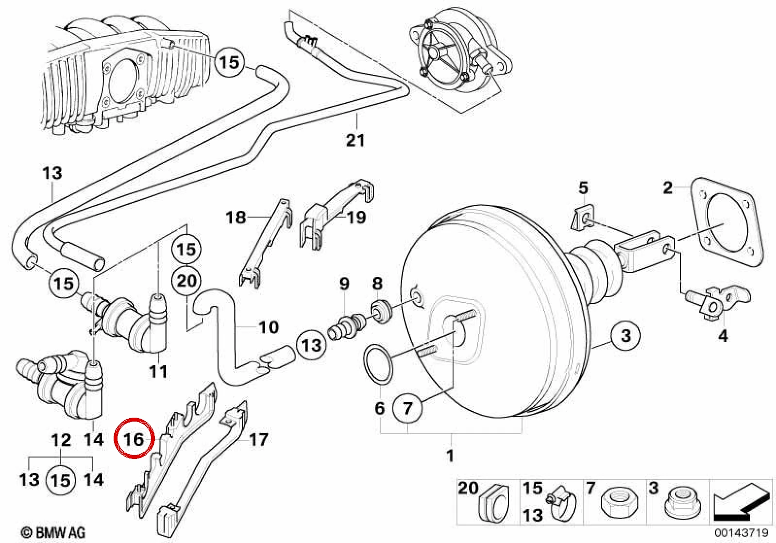 BMW 5 Serisi E39 Alt Sızdırmazlık Contası 34301163239
