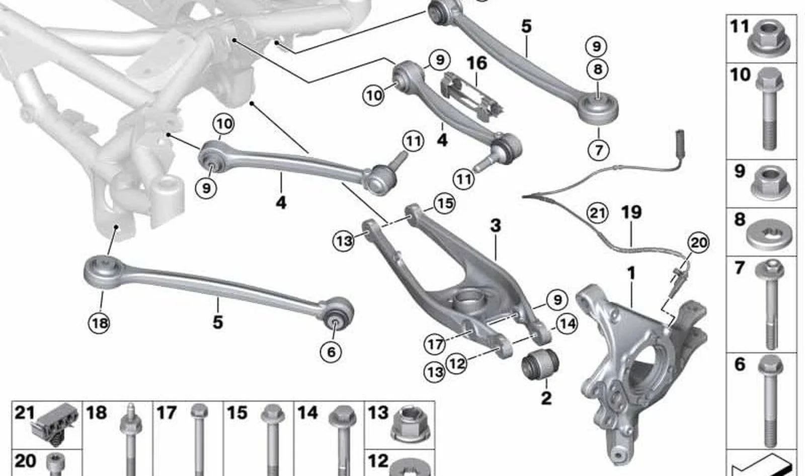 BMW 4 Serisi F83 Sol RDS Sensör Braketi 34302284731