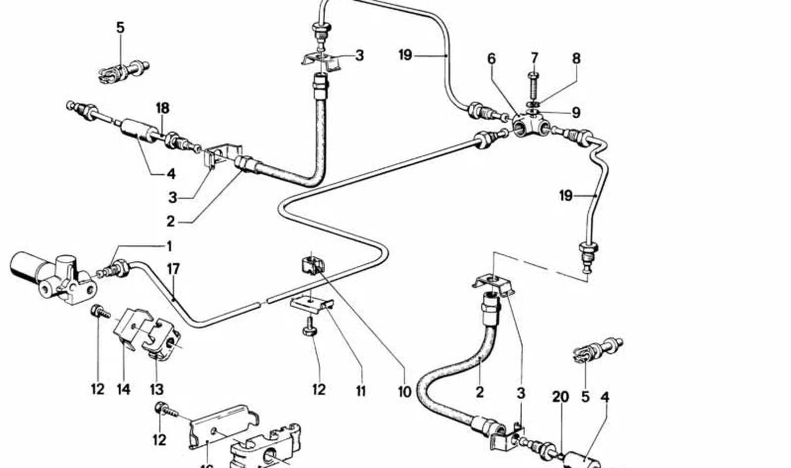 BMW E21 E24 Fren Hattı Lastik Manşonu 34324050540