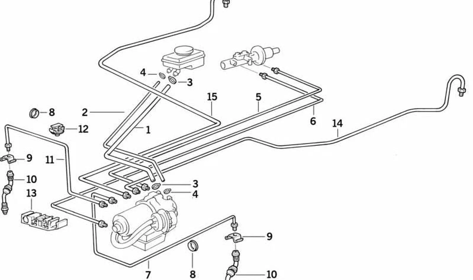 BMW E21 E24 E28 E30… Fren Borusu 34326755616