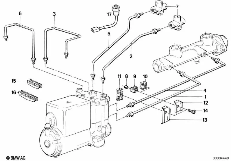 BMW E21 E28 Fren Borusu 34326755657