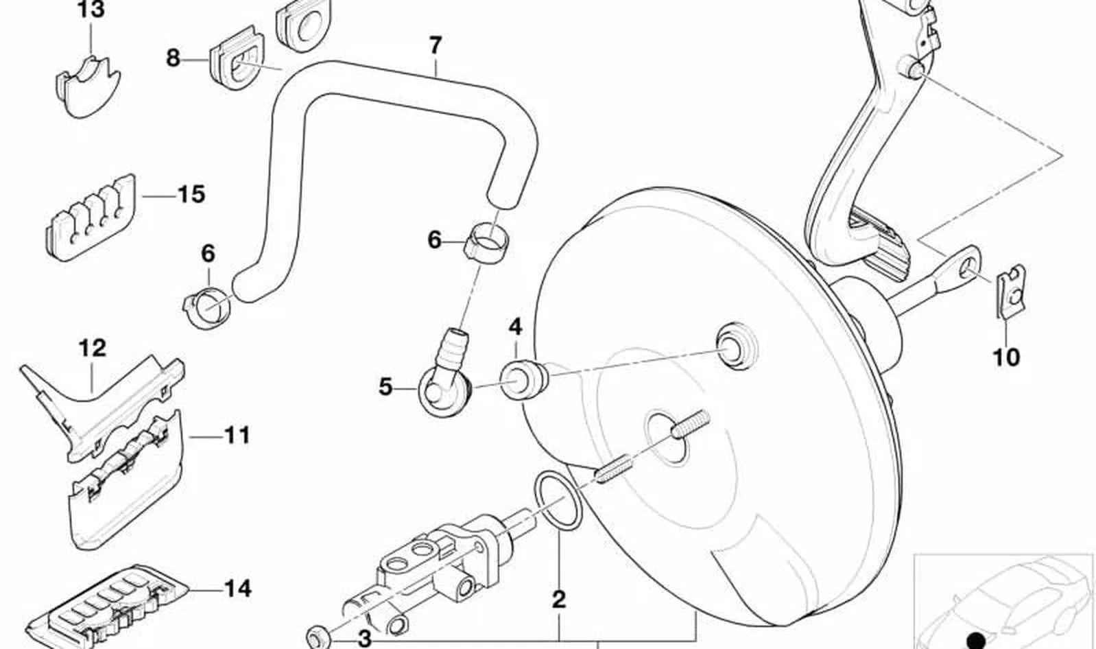 BMW E46 E53 Fren Hortumu 34331164513